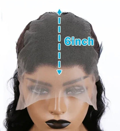 Long Loose Deep Wave Lace Front Wig – Transparent Swiss Lace (26+ Inches)