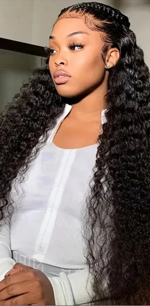 Long 26+ Inch Hair 13x6 Lace Wig – Transparent Swiss Lace, Natural Finish