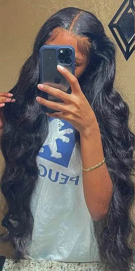 26+ Inch Body Wave HD Transparent Lace Wig | 100% Human Hair, Pre-Plucked Hairline