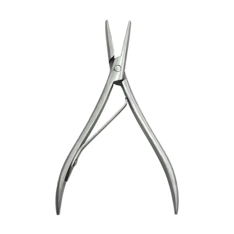 Professional Hair Extension Pliers for Nano Ring & Adhesive Extensions | Stainless Steel Flat Clamping Tool