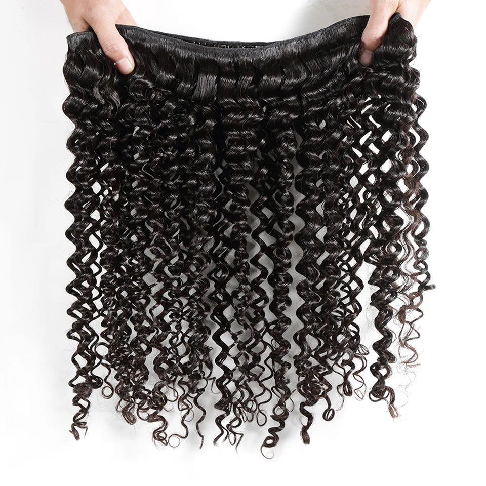 Deep Wave Human Hair Bundles – 100% Natural, Permed, 12-30 Inch, No Shedding, Available for Drop Shipping