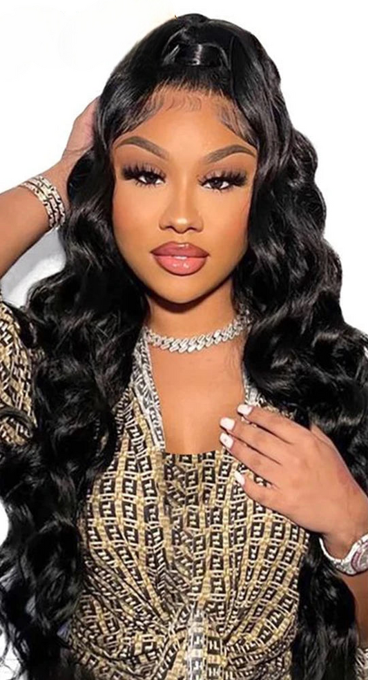 100% Human Hair Wavy Clip-In Extensions – Natural Look, Dye-Friendly & Heat-Resistant