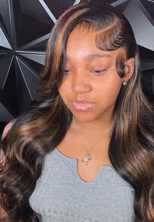 Premium 13x4 Lace Front Body Wave Human Hair Wig – 100% Virgin Human Hair, Natural Pre-Plucked Hairline, 180% Density, Available in Multiple Lengths