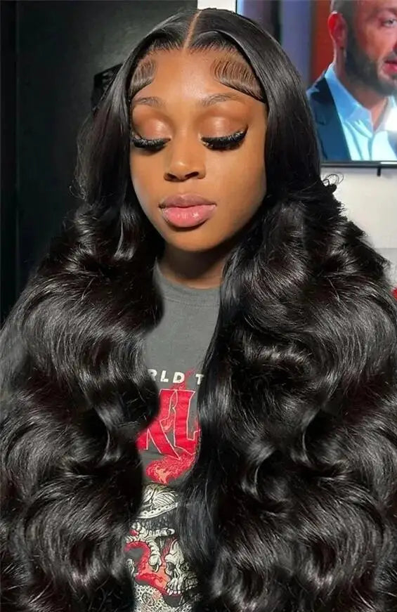 360 Lace Frontal Body Wave Human Hair Wig – 26"+ Long, 100% Virgin Hair, Transparent Swiss Lace, Pre-Plucked Hairline