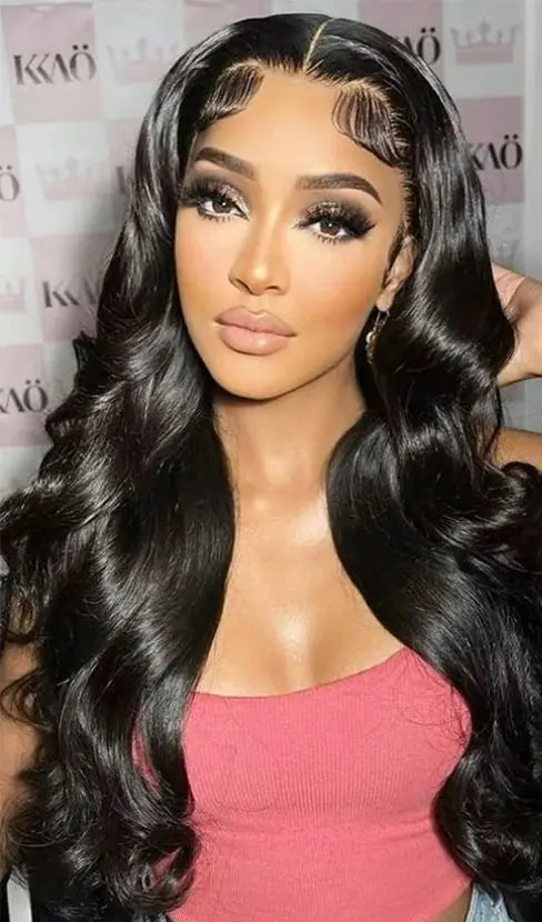 26+ Inch Body Wave Lace Front & Closure Wig – Transparent Swiss Lace