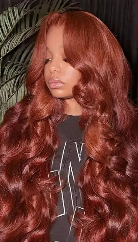 Long Body Wave Lace Front Wig – 14"-32", HD Transparent Lace, 100% Natural Human Hair, Customizable Color