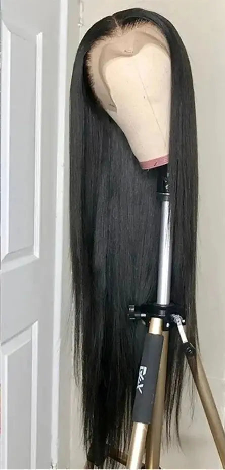 Long Straight Lace Wig – Full Lace, Transparent Swiss Lace, 26+ Inches, 100% Human Hair