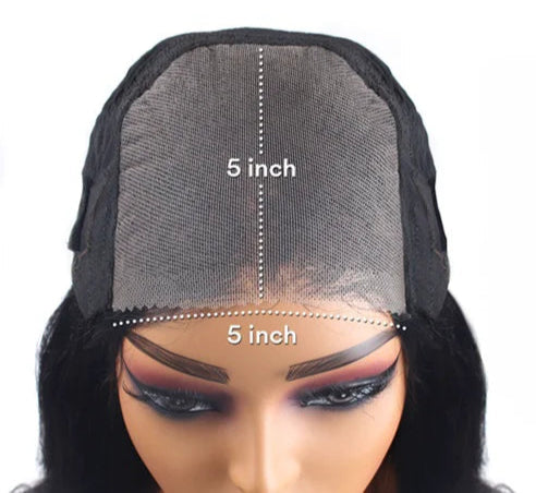 Premium 26+ Inch Straight Lace Front Wig - Natural Black, Swiss Lace, Pre-Plucked, No Shedding, Can Be Permed"