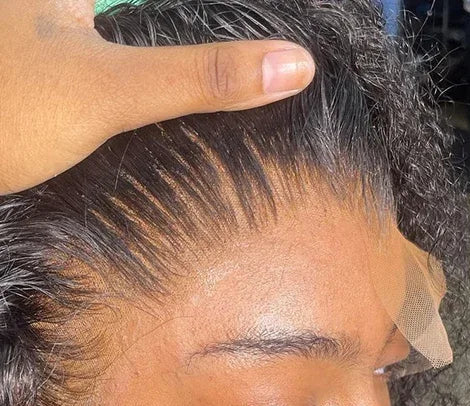 Virgin Deep Wave Lace Front Wig – 26+ Inches, 13x6 Lace, 100% Human Hair, Transparent Swiss Lace