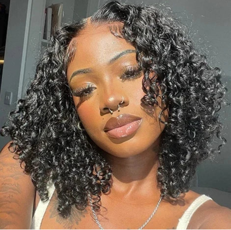 Short Curly Wig – 4-16 Inch, Chemical-Free, Natural and Bouncy Curly Texture