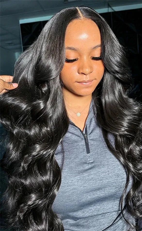 Short Body Wave Lace Wig – 13x4 & 13x6 Transparent Swiss Lace with 180%-200% Density