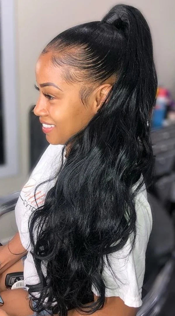 360 Full Lace Body Wave Wig – 100% Human Hair, Transparent Swiss Lace, Pre-Plucked Hairline