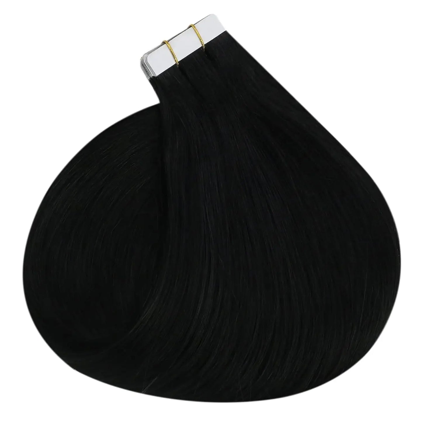 Moresoo Tape-In Hair Extensions | 100% Real Human Hair, Straight Texture, 12-24 Inch, Balayage & Highlight Colors