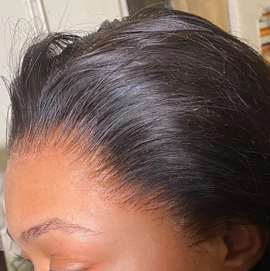 Bone Straight HD Transparent Lace Front Wig – Human Hair 360 Full Lace Wig for Women