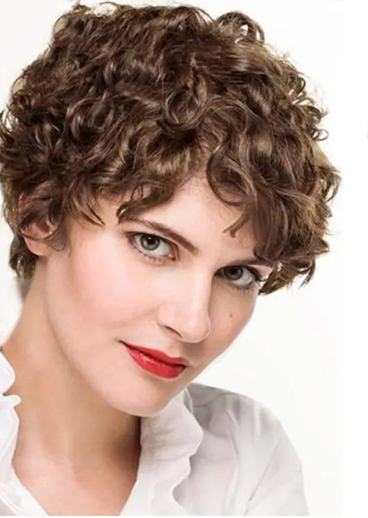 5-Inch Curly Synthetic Hair Topper Clip-In with Natural Shine & Lightweight Design