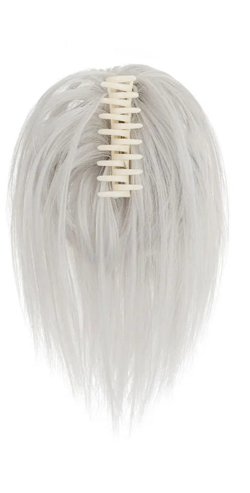 12-Inch Curly Claw Clip Messy Bun – High-Quality Synthetic Hair, Easy to Wear, Fluffy Volume