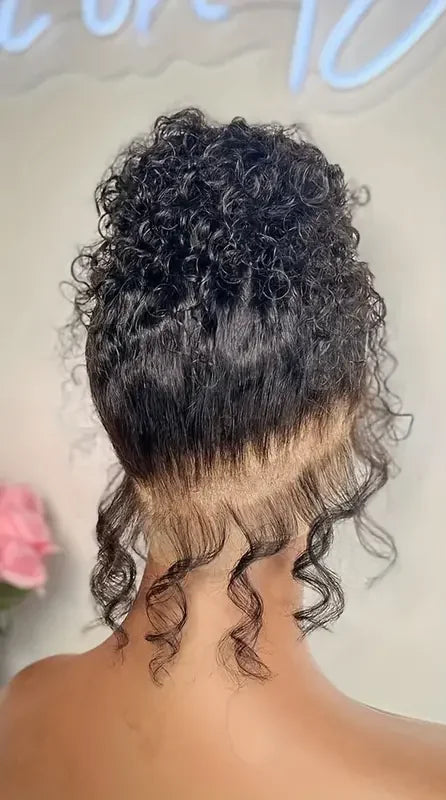 360 Lace Frontal Deep Wave Wig – 100% Human Hair, Swiss Lace, Glueless & Versatile