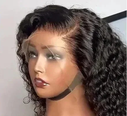 Long Curly 13x6 Lace Front Wig – 100% Hair, 26+ Inch, Transparent Lace, Natural Look