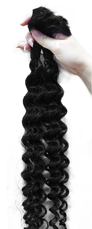 Deep Wave Boho Braids Human Hair – 100% Natural, No Shedding, & Tangle-Free Extensions
