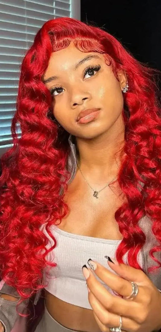 Long Virgin Human Hair Wig – 26+ Inch, Dye-Friendly & Heat Perm-Safe