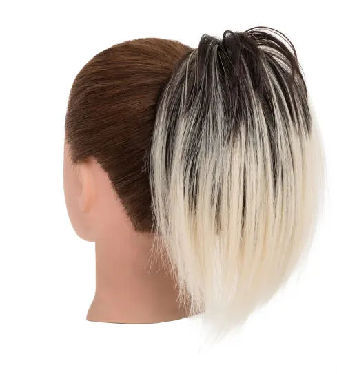 12-Inch Curly Claw Clip Messy Bun – High-Quality Synthetic Hair, Easy to Wear, Fluffy Volume