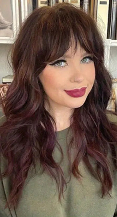 22-Inch Wavy Clip-In Hair Extensions – High-Temperature Fiber, 10 Color Options, Lightweight & Natural Look