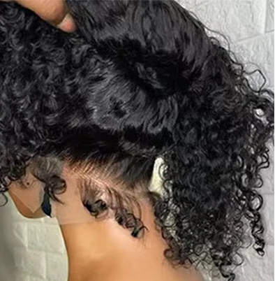 360 Lace Frontal Deep Wave Wig – 100% Human Hair, Swiss Lace, Glueless, Versatile & Natural