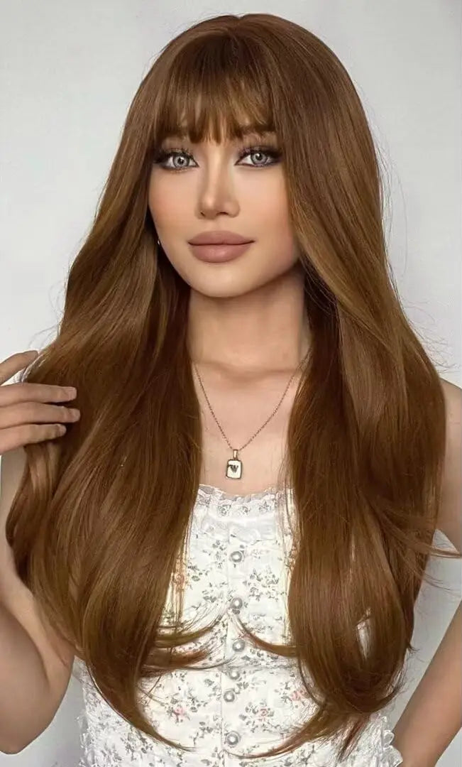 20-Piece Bulk Straight Hair Wigs - Chemical-Free, Sleek Texture for Natural Look