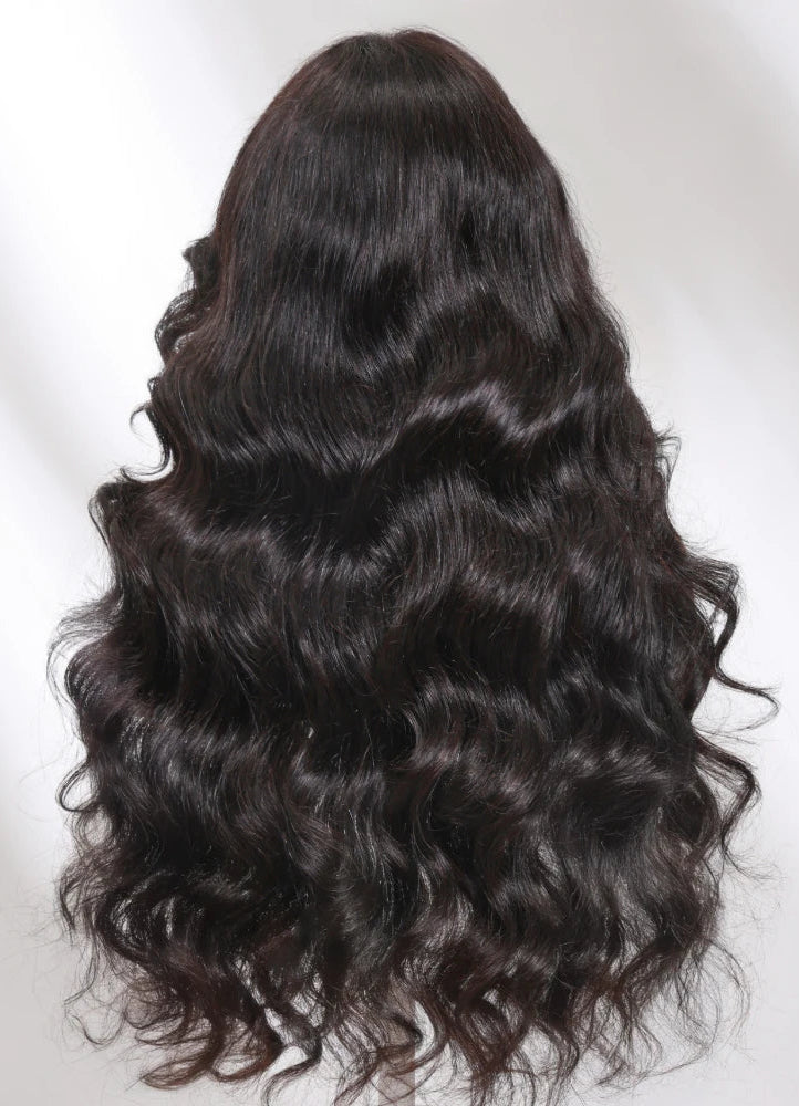 Loose Wave 13x4 Transparent Lace Front Wig – 100% Human Hair, 26+ Inch, Swiss Lace