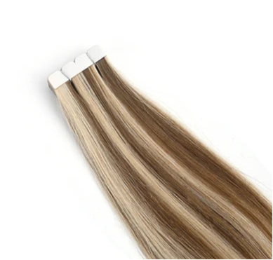 Neitsi Mini Tape-In Human Hair Extensions | Straight Skin Weft | Black, Brown & Blonde | 100% Real Hair | 12-18 Inches