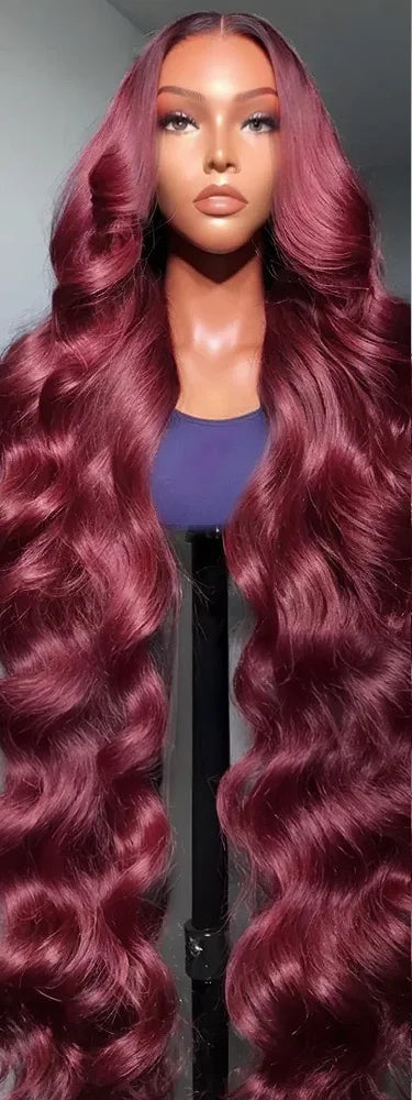 Body Wave Human Hair Wig – Transparent Swiss Lace for a Natural Look