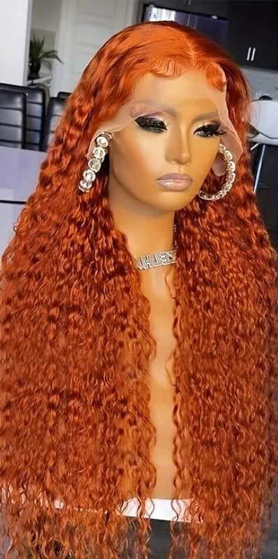 26+ Inch Deep Wave Virgin Brazilian Lace Wig – Transparent Swiss Lace, 13x6 & 13x4 Options