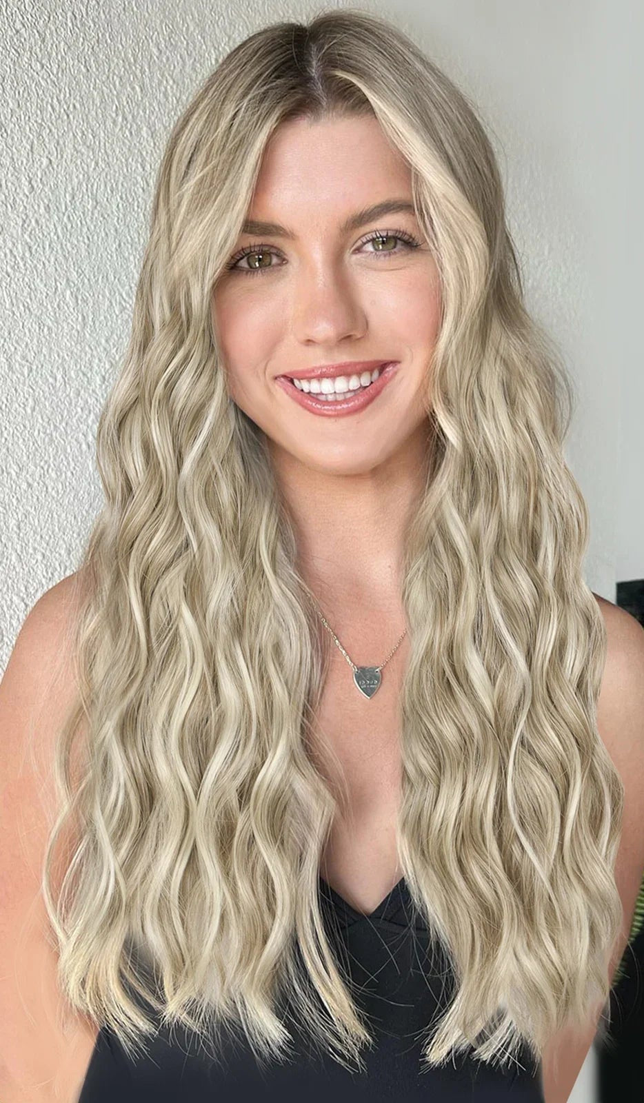 16-Inch 5PCS Natural Wave Clip-In Hair Extensions – Lightweight, Heat-Friendly, Piano Color