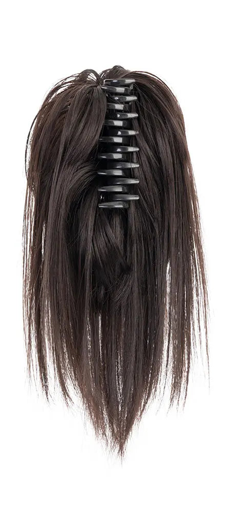 12-Inch Curly Claw Clip Messy Bun – High-Quality Synthetic Hair, Easy to Wear, Fluffy Volume