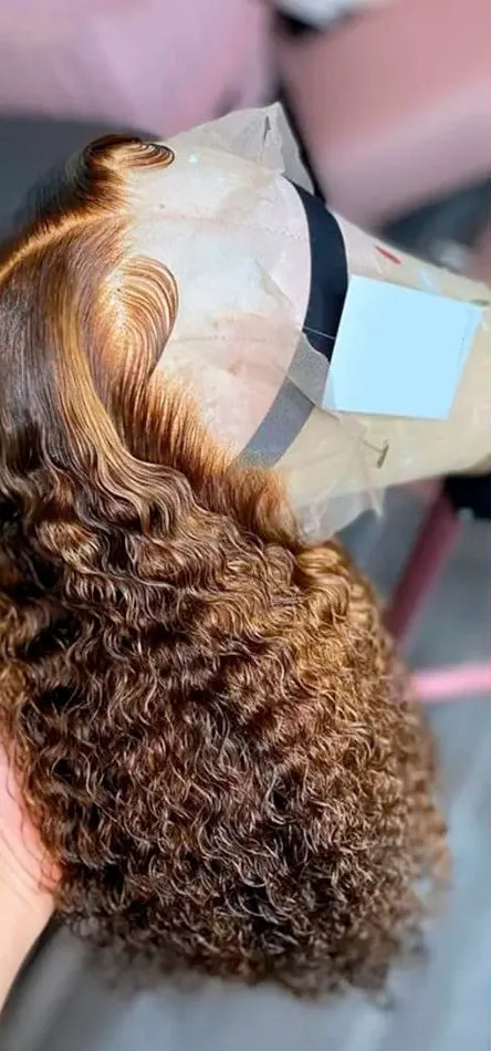 Deep Wave Lace Front Wig – Hair, Transparent Swiss Lace