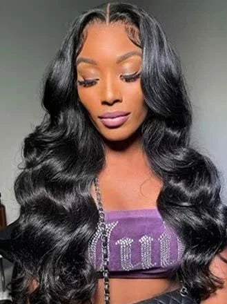 Body Wave Human Hair Wig – HD Transparent Lace, Pre-Plucked, 180%-250% Density, Glueless Options