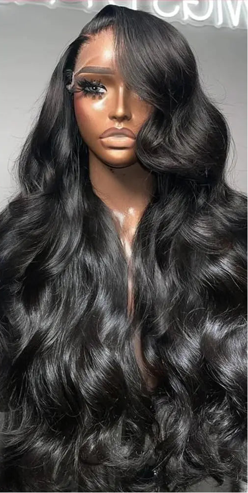 360 Lace Frontal Body Wave Human Hair Wig – 26"+ Long, 100% Virgin Hair, Transparent Swiss Lace, Pre-Plucked Hairline