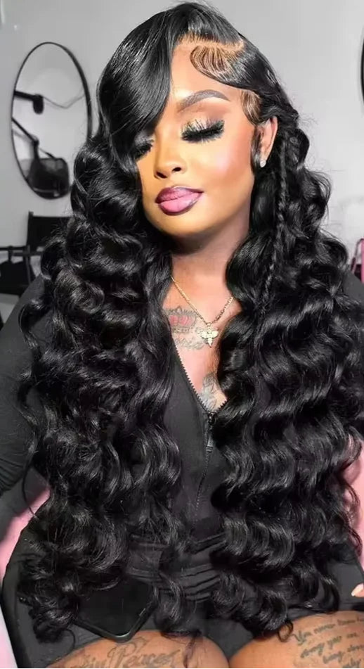 10A Loose Wave Virgin Human Hair Bundles - 100% Unprocessed, Natural Black, Can Be Dyed & Bleached, 12-34 Inch