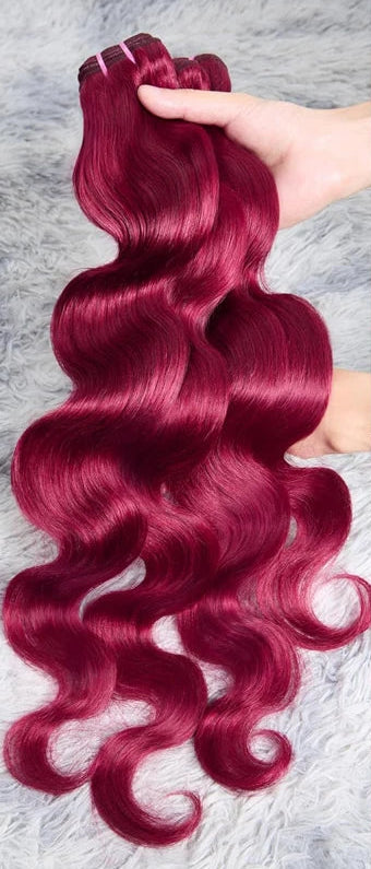 100% Human Body Wave Hair Extensions - Dye & Perm Ready, Chemical-Free, Summer-Perfect Weaving