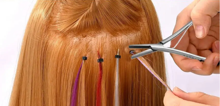 Premium Stainless Steel Hair Extension Pliers for Nano-Ring & Adhesive Applications