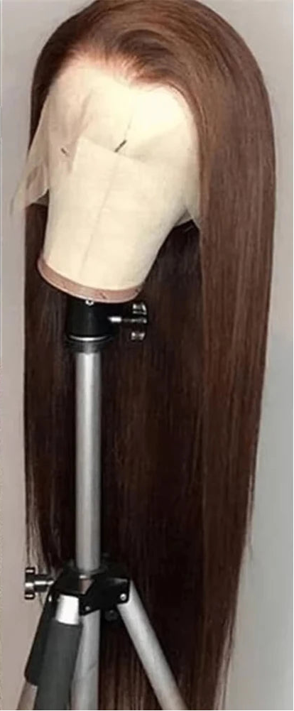 180% Density Straight Synthetic Lace Front Wig – Heat-Resistant, Natural Look, Soft and Comfortable Fit