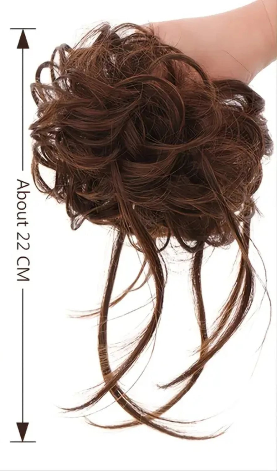 Extra-Long Tousled Messy Bun Hairpiece Extension – Perfect for Volume & Textured Updos