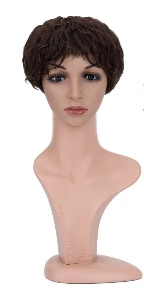 5-Inch Curly Synthetic Hair Topper Clip-In with Natural Shine & Lightweight Design