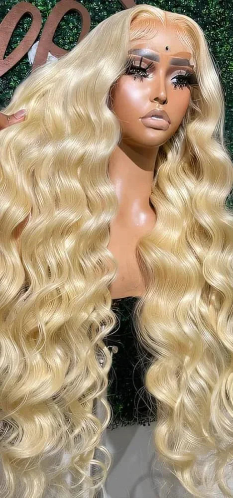 Long Body Wave Lace Front Wig – 26+ Inch, Transparent Lace, Human Hair, Available in Small, Medium, & Large Caps