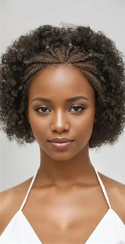 Kinky Curly 13x4 Lace Wig – 4-16 Inch, Swiss Lace, Human Hair, Transparent Lace, Permable, No Chemicals