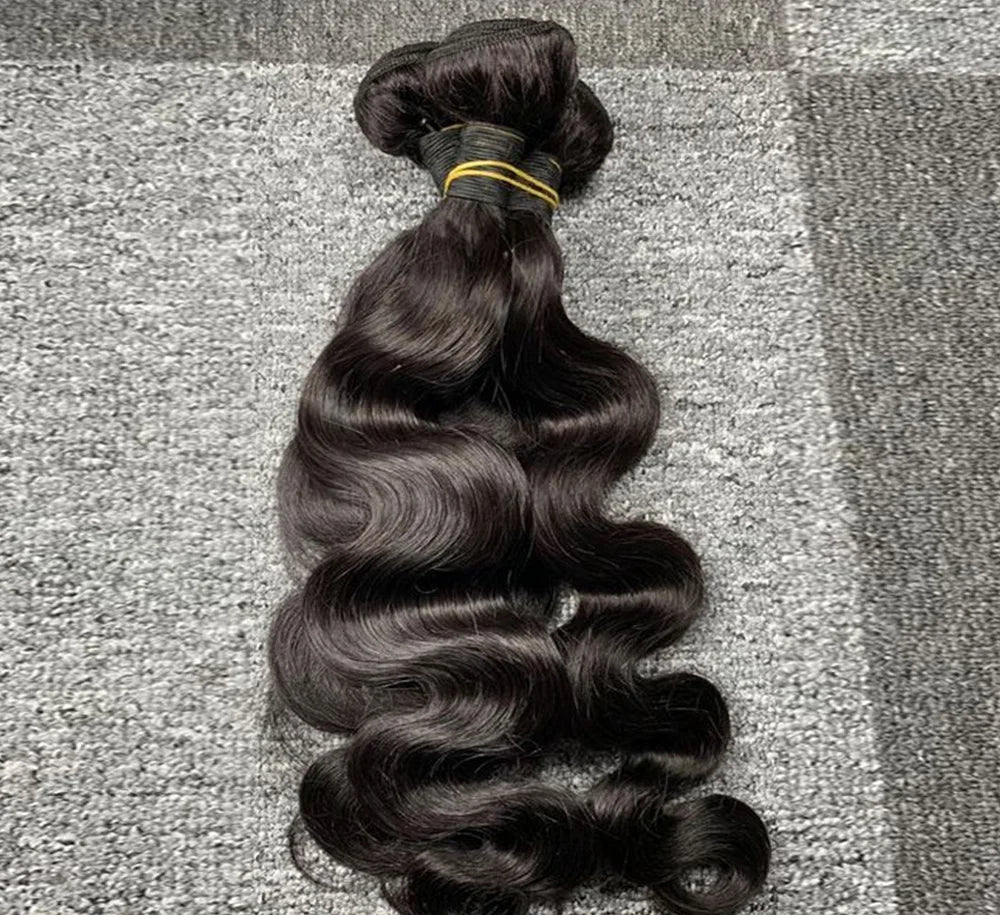 100% Human Hair Body Wave Bundles – Permable, Straightened & Dyeable, 12-32 Inch