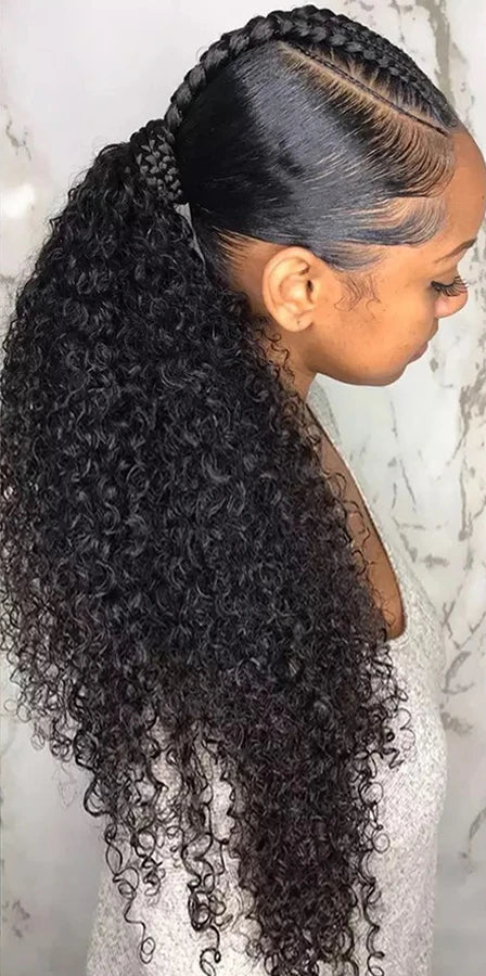 Jerry Curl 360 Full Lace Wig – Long 26+ Inch Transparent Swiss Lace Human Hair Wig