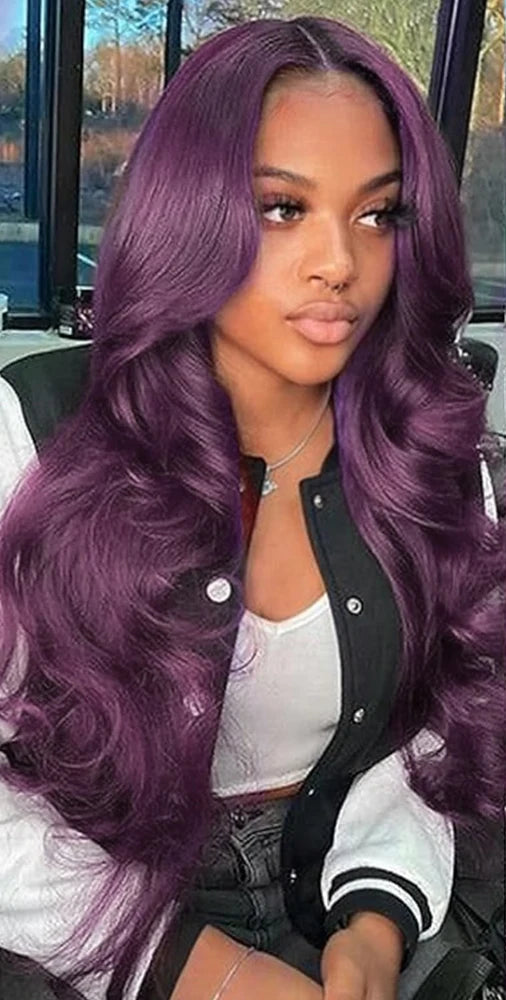 Body Wave Lace Front Synthetic Wig – Natural Look, Heat-Resistant Fiber