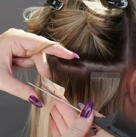 100% Natural Straight Human Hair Extensions - Chemical-Free, Perm-Ready Weaving