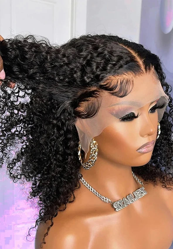 Remy Vietnamese Deep Wave Lace Front Wig – 4-16 Inch, 13x4 Lace, Transparent Swiss Lace